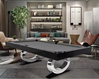 White Billiards Daphne Modern Slate Pool Table