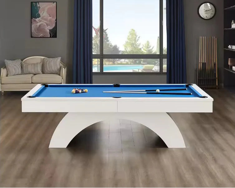 White Billiards Karmen Modern Slate Pool Table