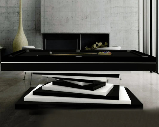 White Billiards Neavio Modern Slate Pool Table