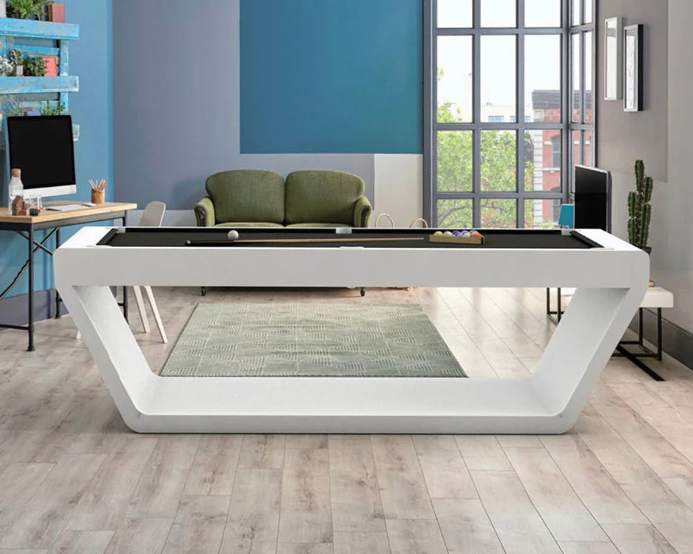 White Billiards Sofia Modern Slate Pool Table