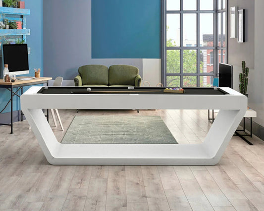 White Billiards Sofia Modern Slate Pool Table