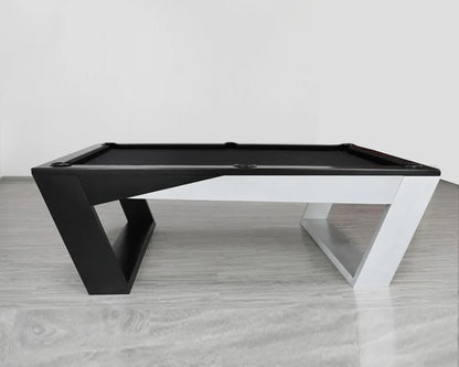 White Billiards Valenti Modern Slate Pool Table