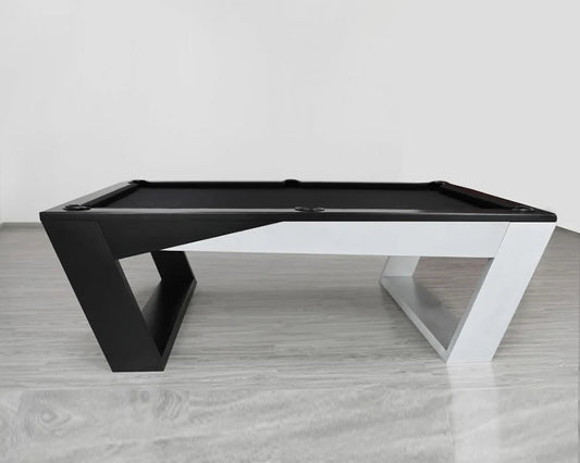 White Billiards Valenti Modern Slate Pool Table