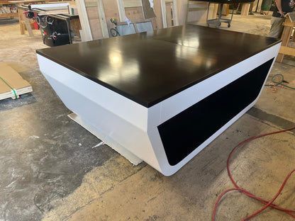 White Billiards Sofia Modern Slate Pool Table