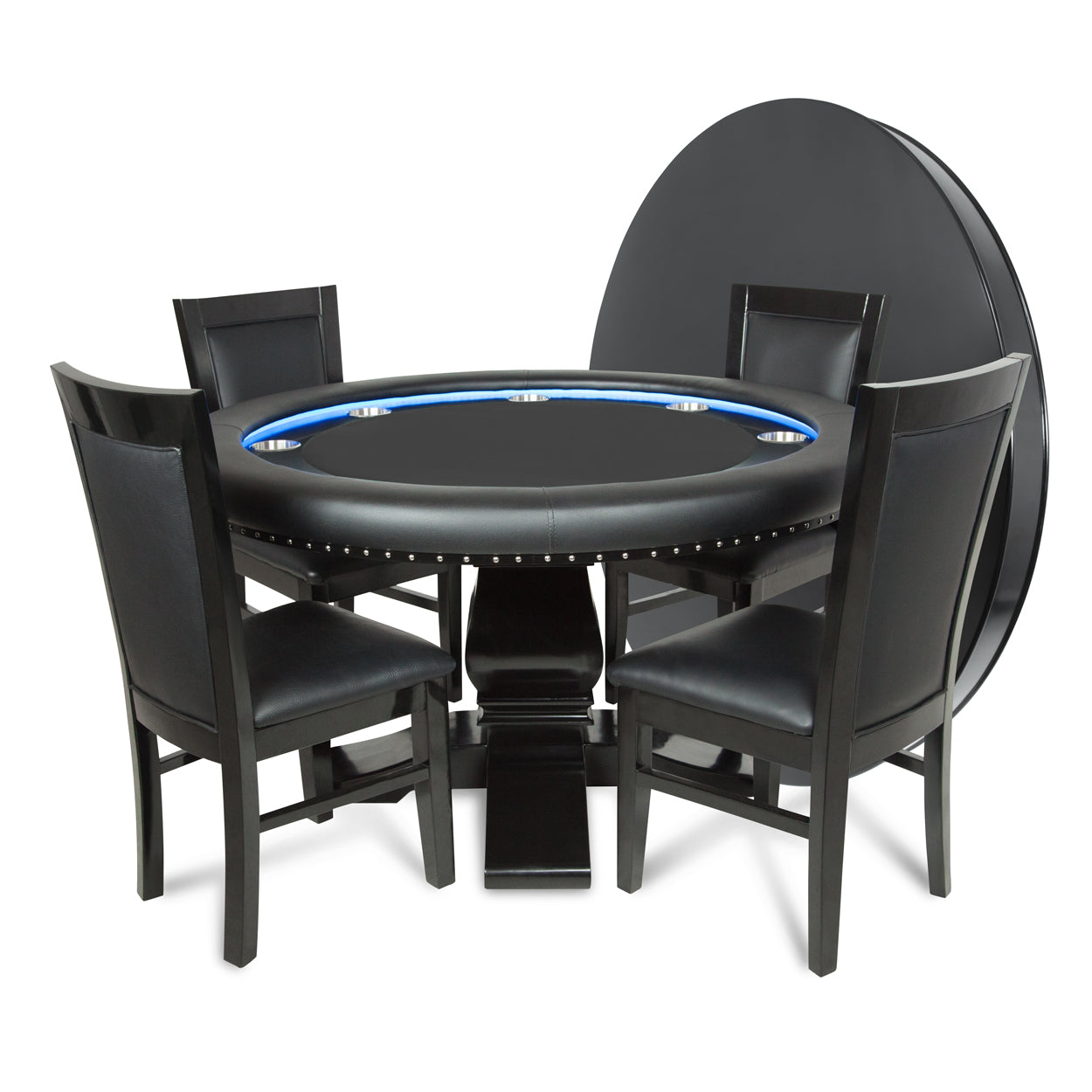 BBO Ginza Round LED Poker Table