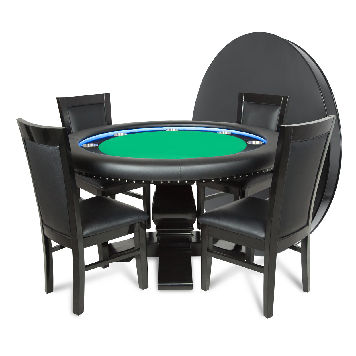 BBO Ginza Round LED Poker Table