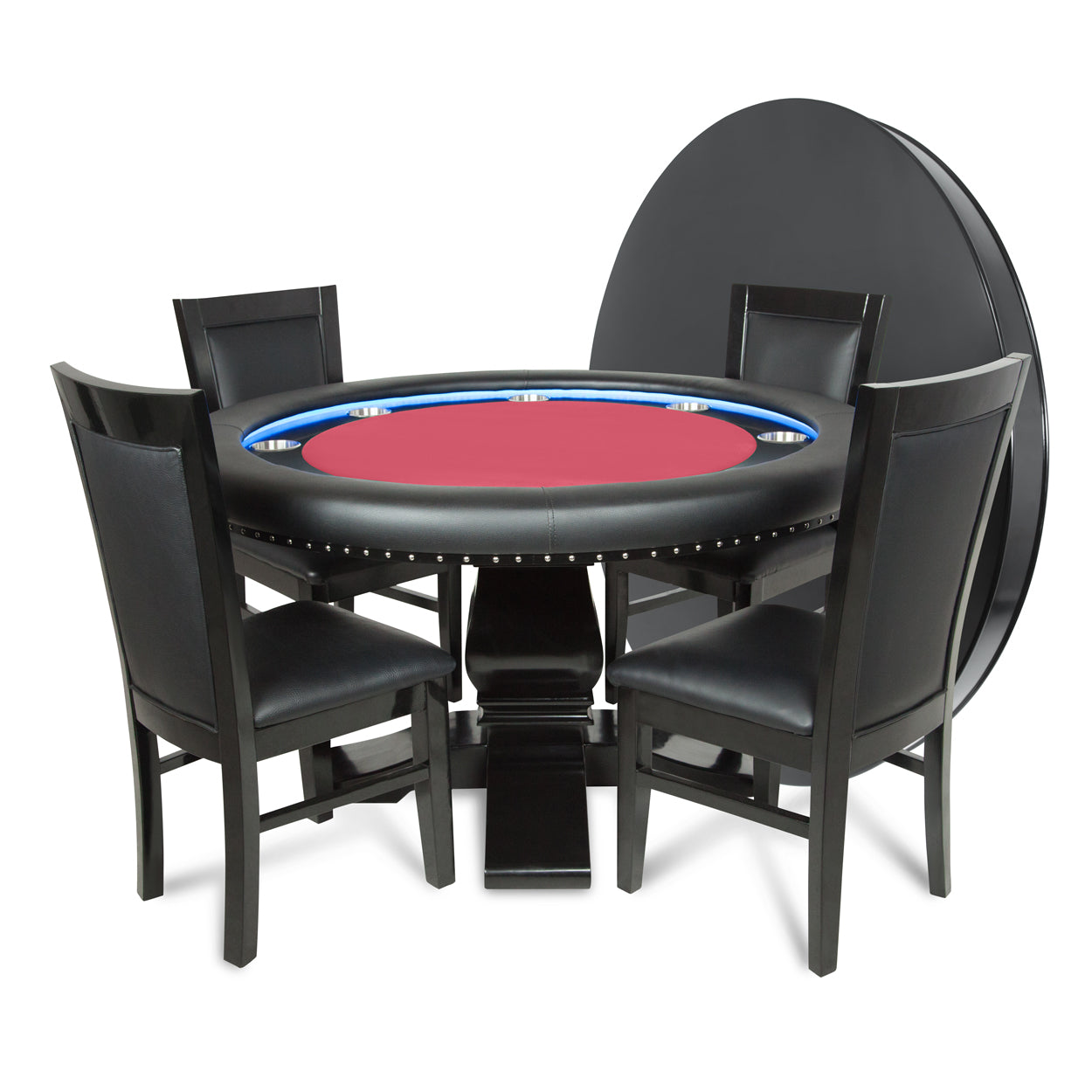 BBO Ginza Round LED Poker Table